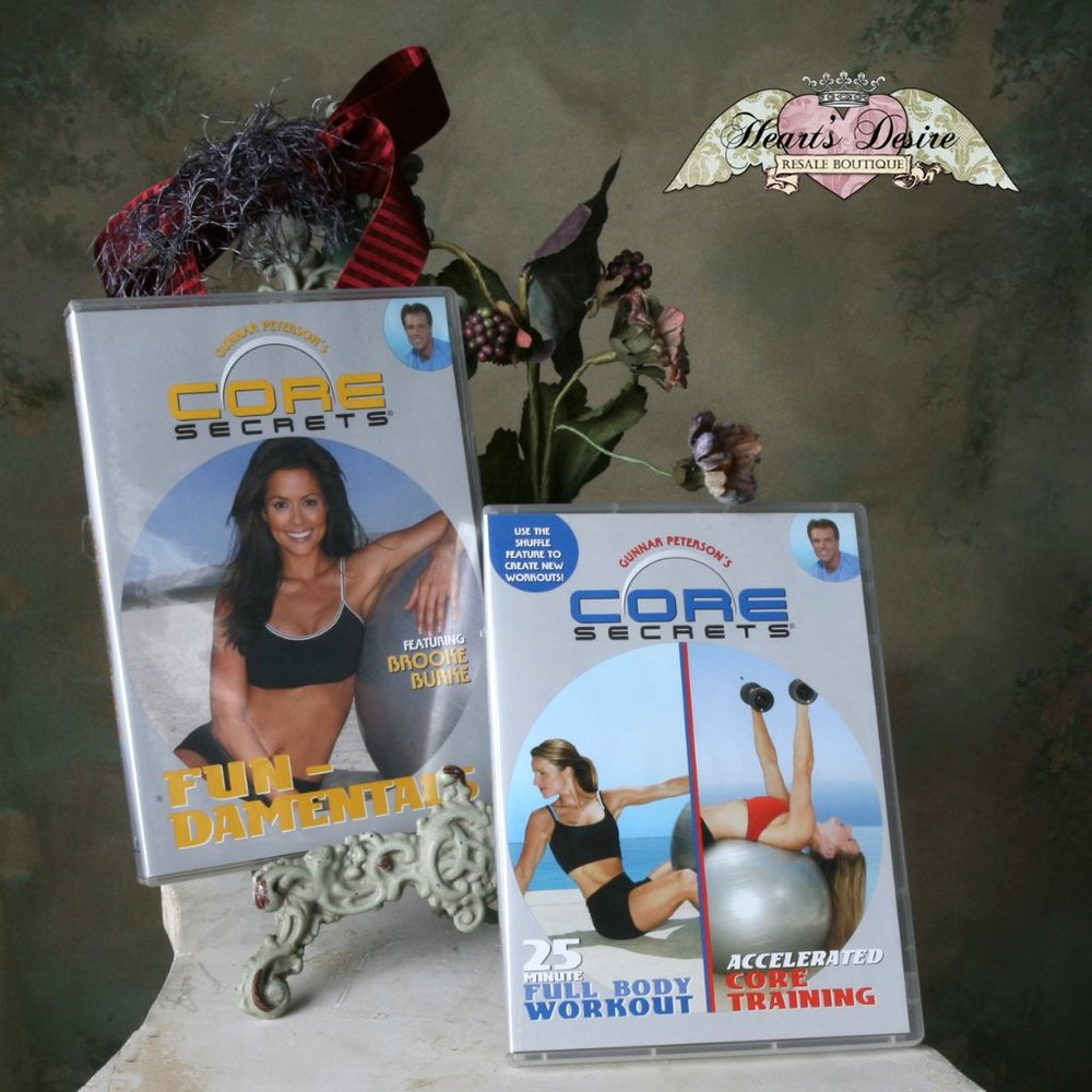 Core Secrets 3 DVD Fun-Damentals New 25 Min Full Body Accelerated Core Used Set